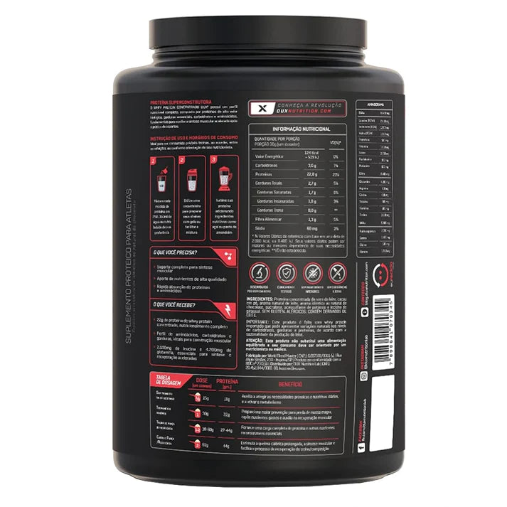 Whey Protein Concentrado Chocolate Pote 900g