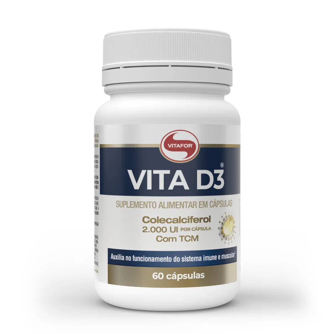 Vitamina D3 60 Cápsulas