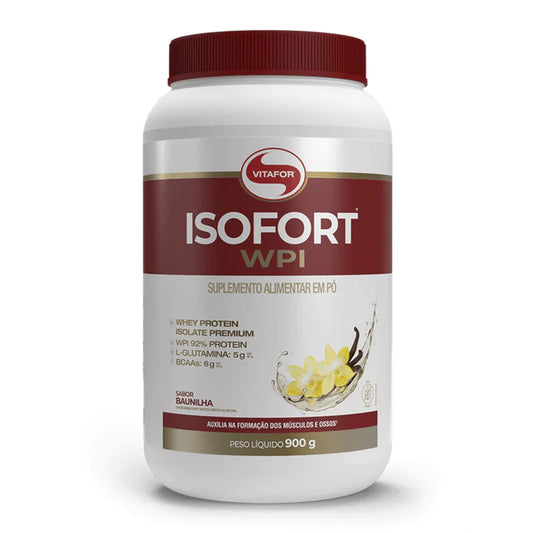 Whey Protein Isolado  Isofort - 900g Baunilha