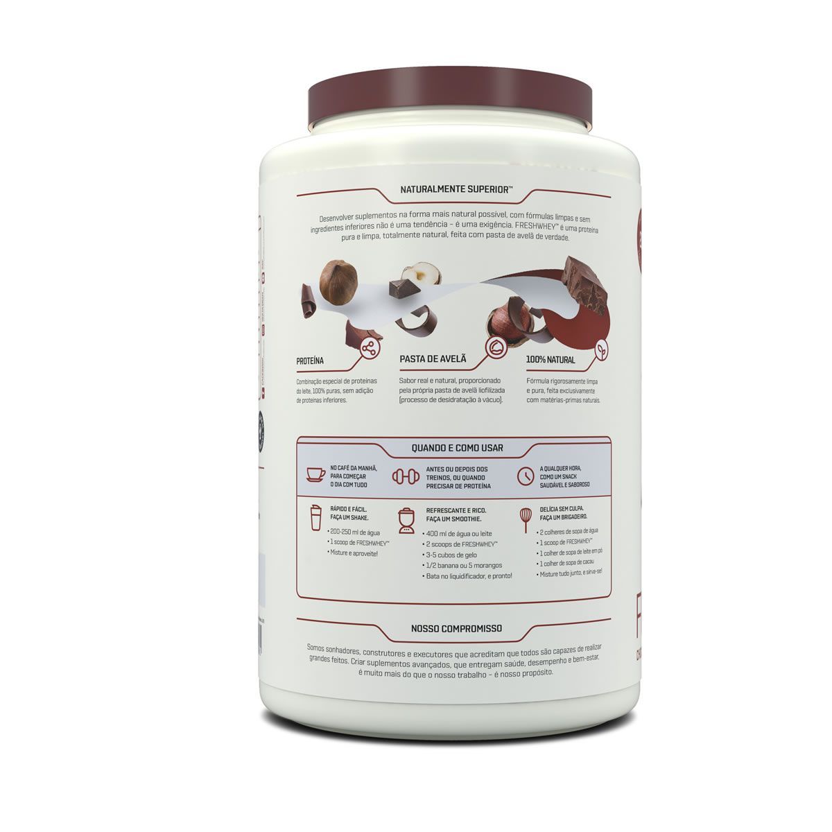 Fresh Whey 900g – Chocolate e Avelã