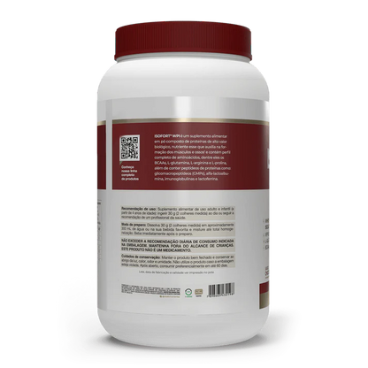 Whey Protein Isolado - Isofort - 900g Chocolate- Vitafor