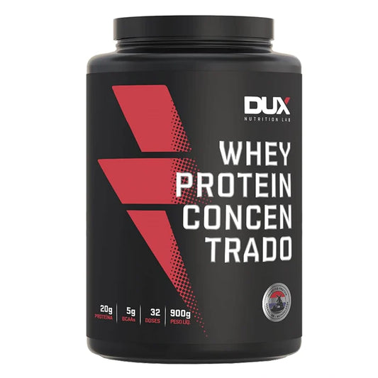 Whey Protein Concentrado Chocolate Pote 900g Dux Nutrition