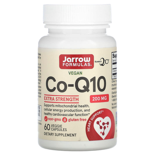CoQ10 Vegana, 200 mg, 60 Cápsulas Vegetais