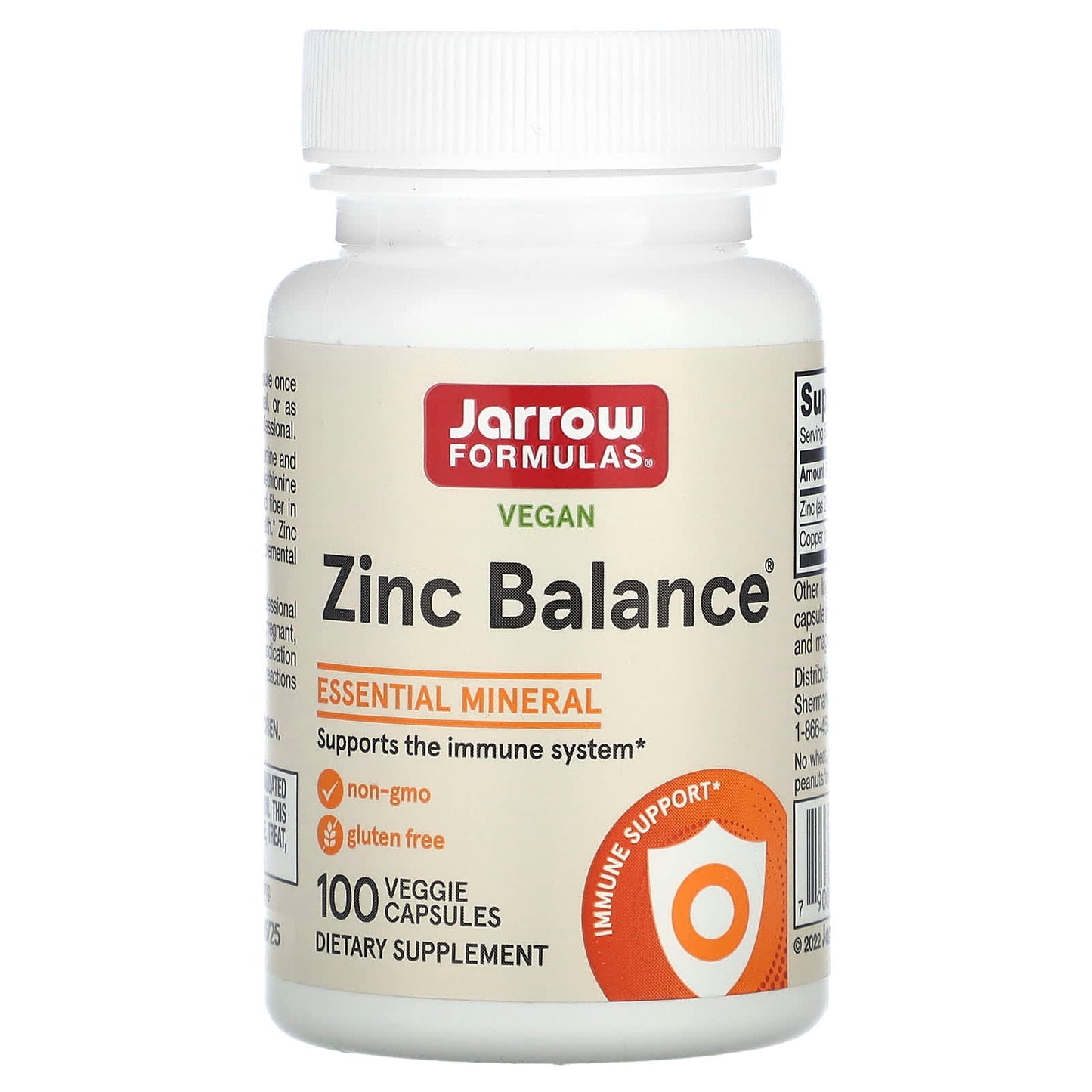 Zinc Balance Vegano, 100 Cápsulas Vegetais